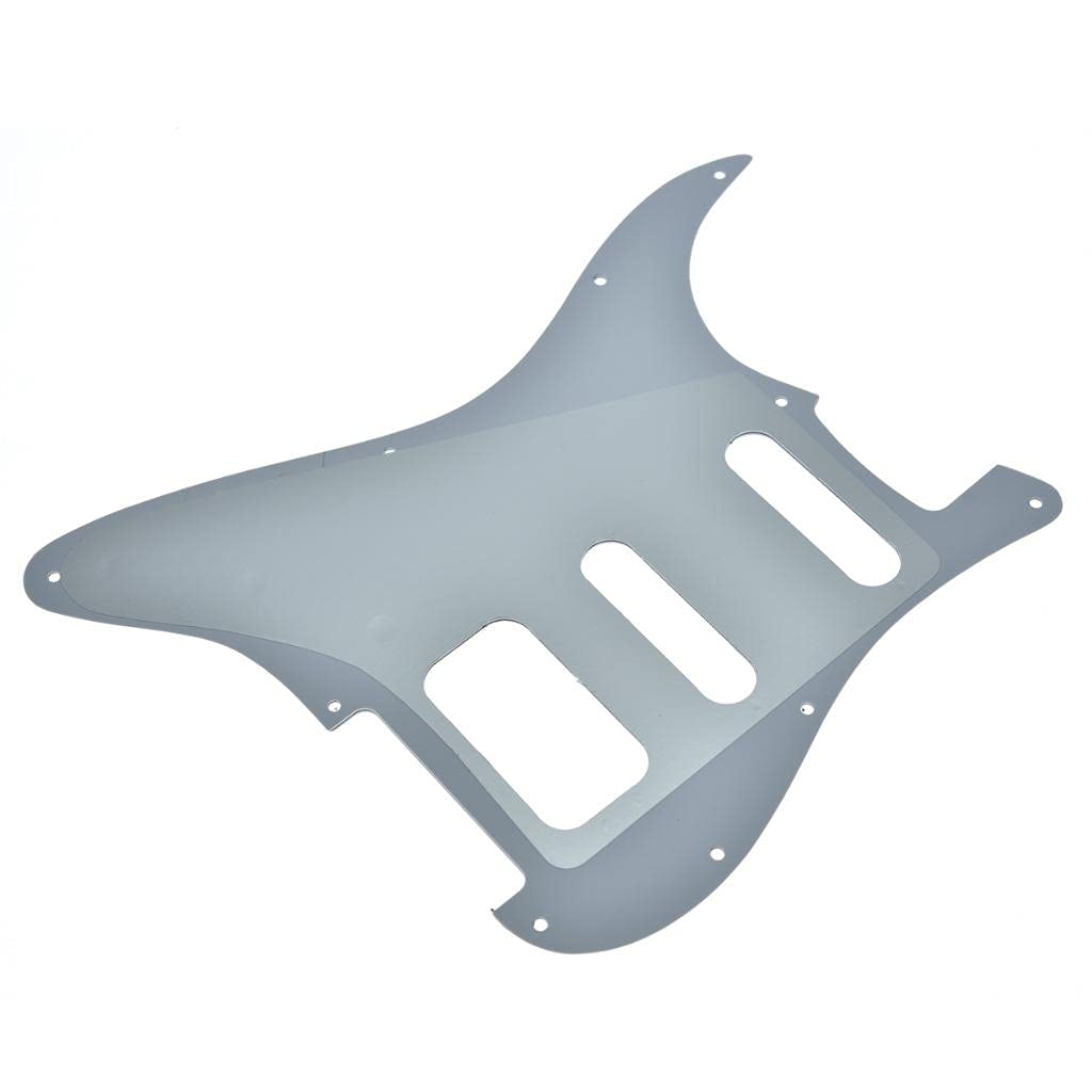 Dopro 11-Hole Strat HSS Guitar Pickguard 3-Screw Humbucking Pickup Mount for American FD Stratocaster Blue Pearl